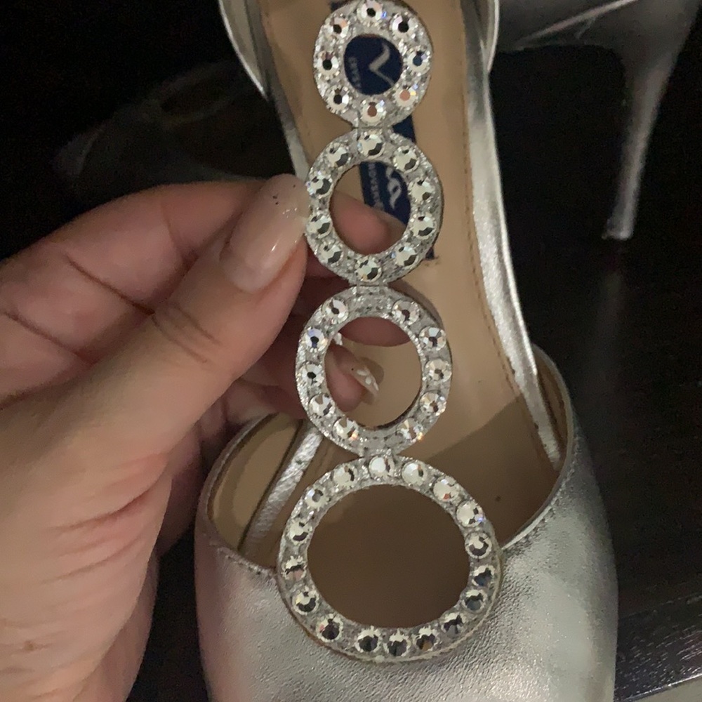 Nina Swarovski Crystal Shoes size 6M - Picture 8 of 8